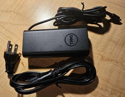 Genuine Dell 65W USB-C AC Laptop Adapter Charger LA65NM190 - Image 1 of 3