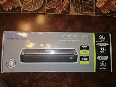 Epson WorkForce ES-200 Color Portable Document Scanner with ADF for PC and Mac - Image 1 of 3