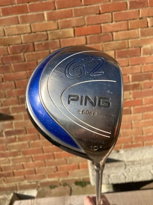 Ping G2 10 Degree 460cc Golf Driver Aldila NV 65-Stiff Graph Shaft Ping Grip/RH - Image 1 of 4