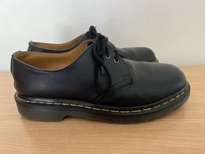 Dr Martens 1461 Smooth Black Leather Oxford Shoes Grunge EU 38 US W7 US M8 - Picture 1 of 7