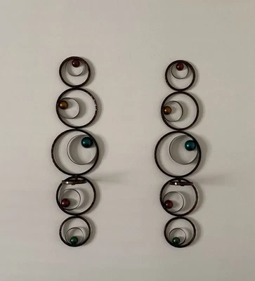 Pair of Contemporary Decorative Wall Sconces - Image 1 of 4