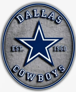 2-PACK NFL TEAM LOGO NFL FOOTBALL DALLAS COWBOYS 4in. STICKERS - Picture 1 of 1