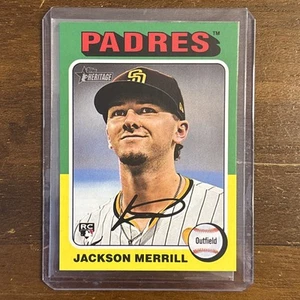 2024 Topps Heritage High Number #689 Jackson Merrill RC San Diego Padres - Picture 1 of 6