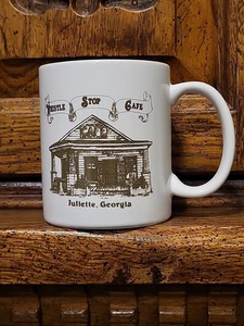 Whistle Stop Cafe Juliette, Georgia  White Coffee Cup Mug - Picture 1 of 6