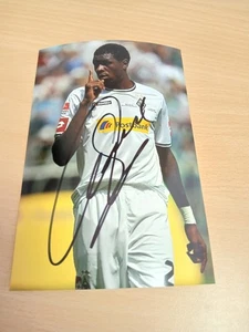 Signiertes Foto Mohamadou Idrissou Borussia Mönchengladbach NEU - Picture 1 of 1
