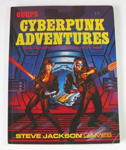 GURPS CYBERPUNK ADVENTURES STEVE JACKSON GAMES ORIGINS AWARD WINNING ADVENTURE - Picture 1 of 5