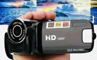 1080P HD Camcorder Digital Video Camera 16x Zoom DV YouTube Vlogging Camera - Image 1 of 3