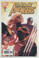 New Avengers #17 2006 Luke Cage Spider-Woman Wolverine Ms Marvel Cap America omE