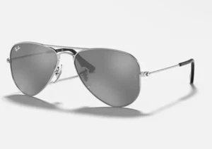 Ray-Ban Kids Boy Girl Silver Classic Pilot Aviator Sunglasses - Picture 1 of 9