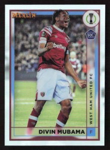 2023 Topps Chrome Merlin UEFA #85 Divin Mubama Refractor RC
