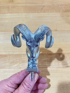 NEW REPRODUCTION MOPAR 1981-93 DODGE TRUCK RAM HEAD HOOD ORNAMENT NICE!!! - Picture 1 of 6