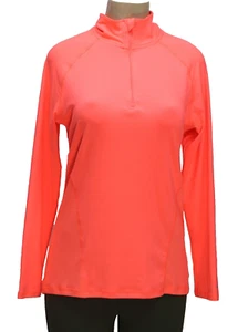 Champion Duo Dry Women's Running Top Long Sleeve Neon Orange Size M - Picture 1 of 6