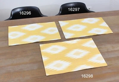 Capa de travesseiro Ikat uzbeque conjunto de 3 peças 12,20 x 19,49 nova em folha envio rápido 16296 - Imagem 1 de 4