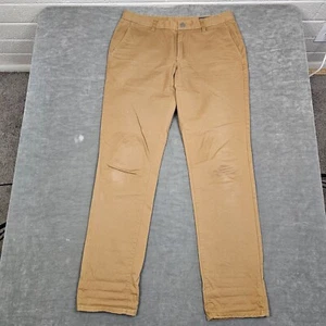 Bonobos Pants Men 32x32 (Tag 32x34) Brown Flex Cotton Twill Tailored Fit Stretch - Picture 1 of 10