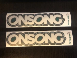 OnSong App Guitar Picks Sticker Set - NEW -2 ea. - Picture 1 of 1