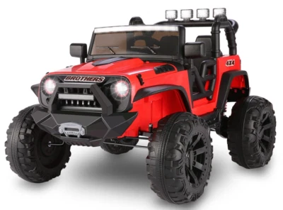 Coche camión eléctrico Jeep 400W 2 asientos con luces LED # 24V para niños Foto 1 de 4