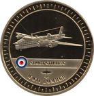 24k vergoldete Proof Münze RAF Short Stirling 2. Weltkrieg Kämpfer + COA NR.: 8