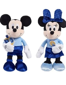 Disney Hanukkah Mickey Mouse and Minnie Mouse Plush SET of 2. Mint in pkg - Picture 1 of 5