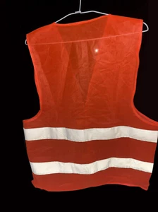 1X Warnschutz Reflektierende Sicherheitsweste Warnjacke Orange Westen - Bild 1 von 2
