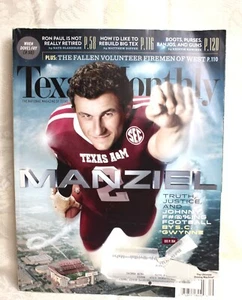 2013 SEPTEMBER TEXAS MONTHLY MAGAZINE - JOHNNY MANZIEL FRONT COVER - E 7452 - Picture 1 of 4