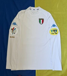 ITALY 2000 AWAY EURO FINAL SOCCER JERSEY FOOTBALL SHIRT KAPPA Sz. 2XL - Picture 1 of 14