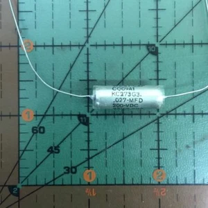 WEST CAP AXIAL FILM CAPACITOR  0.027uF 200V 2% CQ09A1KC273G3 .027uF AUDIO MIL - Picture 1 of 1