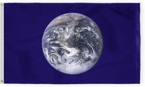 Bandera AGAS Clean Earth Day 3x5 pies 200D nailon - bordes cosidos, ojales de latón - Imagen 1 de 8