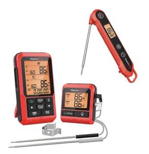 ThermoPro Cooking Thermometer Bundle /Model  TP826BW-TP03HW