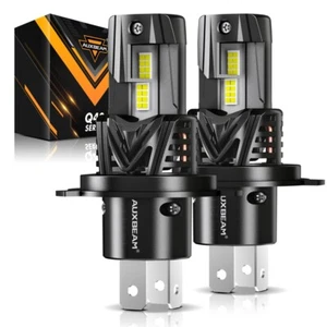 AUXBEAM Q40 H4 LED Faros Bombillas CANBUS 120W 30000LM 800% Más Brillante SIN ERRORES - Imagen 1 de 20