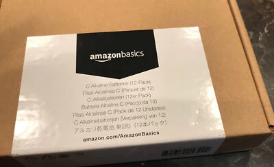 Pack of 12 Amazon Basics Everyday Alkaline Batteries, Size C, 1.5v - Image 1 of 2