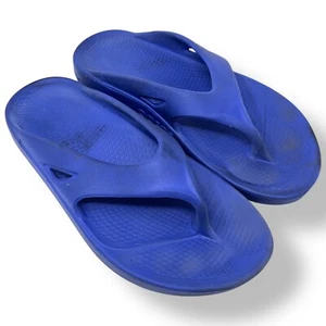 Oofos Oolala Damengröße 8 Recovery Flip-Flop Zehenstegsandalen blau - Bild 1 von 8