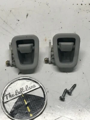 OEM BMW 325ci 330ci M3 Coupe Rear Coat Hangers Grey set - Imagem 1 de 4