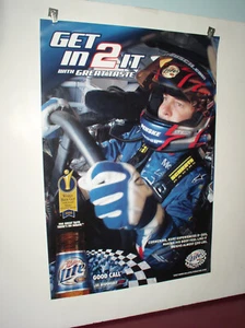 2006 Miller Lite Kurt Busch Rennen Poster N O S 20x28 Zoll - Bild 1 von 1