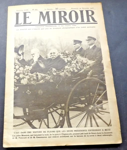 Le Miroir Journal (The Mirror) Sunday 22 December 1918, No. 265 French Magazine. - Bild 1 von 9