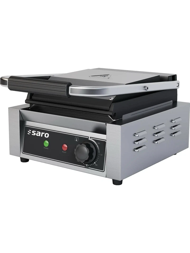 Saro 443-1000 PG 1 griglia elettrica a Contatto, Argento - Immagine 1 di 4