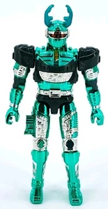 Modellino Bandai Big Bad Beetleborgs Green Hunter Metallic Borgs 1996 vintage - Foto 1 di 5