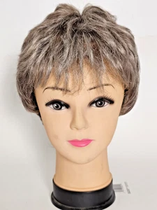 Raquel Welch Signature Collection Short & Sassy Layered Grayish Brown Wig OSFM - Picture 1 of 8