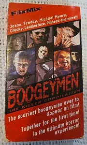 Boogeymen: The Killer Compilation VHS 2001 Flixmix Freddy Jason Leatherface - Picture 1 of 3
