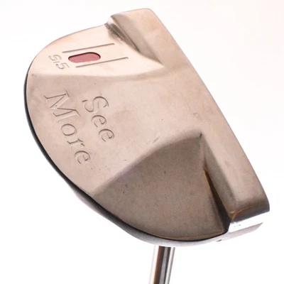 SeeMore Si5 Matte Black CS Putter 34" RH +HC w/Pure Red Grip - Image 1 of 4