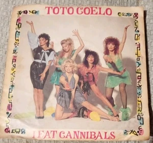 toto coelo i eat cannibals 7" vinyl Virgin records 1982 VG+ - Picture 1 of 3