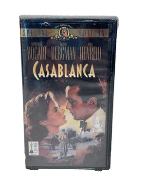 Casablanca (VHS, 1943, 1998) Special Edition - Humphrey Bogart - Brand New - Image 1 of 4
