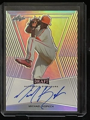 2014 Leaf Metal Draft - Michael Kopech #BA-MK1 ROOKIE AUTOGRAPH Dodgers - Image 1 of 4