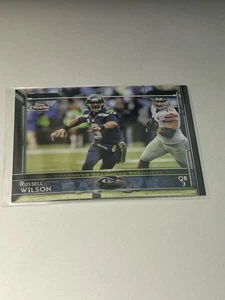 2015 Topps Chrome Russell Wilson #15 Seattle Seahawks Football - Picture 1 of 2