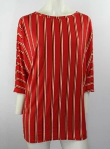 Olivia blau gestreiftes Dolman Top Damen MEDIUM - Bild 1 von 4
