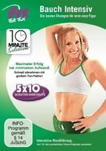 FIT FOR FUN-10 MINUTE SOLUTION - BAUCH INTENSIV DVD SPORT & FITNESS NEU - Picture 1 of 1