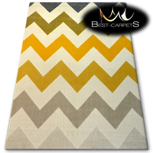 TRENDY Thick Carpets STYLISH MODERN RUG 'SCANDI' ZIG ZAG CHEAP Best-Carpets - Picture 1 of 7
