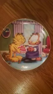 Placa de calendario Garfield-5 7/8 pulgadas de Jim Davis-mayo ~ - Imagen 1 de 6