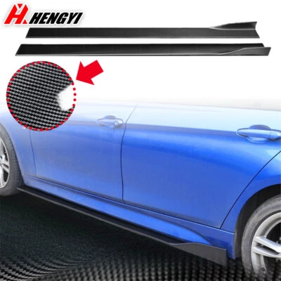 2.2M CARBON NERO FLAPS SOTTO MINIGONNE LATERALI PER ALFA ROMEO GIULIETTA 940 - Immagine 1 di 4