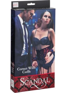 California Exotics Scandal Corset With Cuffs - Picture 1 of 2