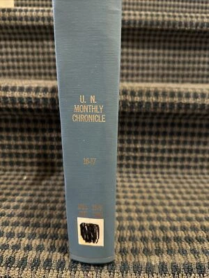 1979-1980 U.N. Monthly Chronicle #16-17 Bound Volume, Library Edition (BM73) - Image 1 of 4
